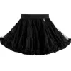 Angel's Face Charm Tutu Skirt - Black