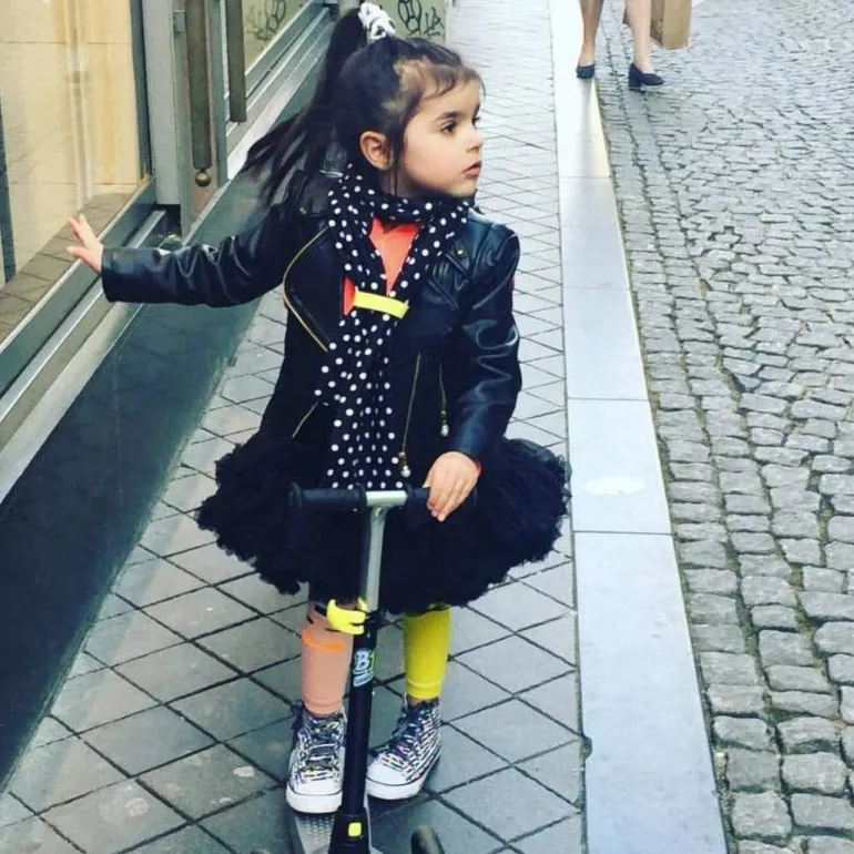 Angel's Face Charm Tutu Skirt - Black