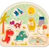B. Stamping Dinos Wooden Puzzle (8pc)