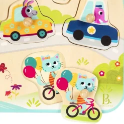 B. Vehicles on the Go Wooden Puzzle (8pc)