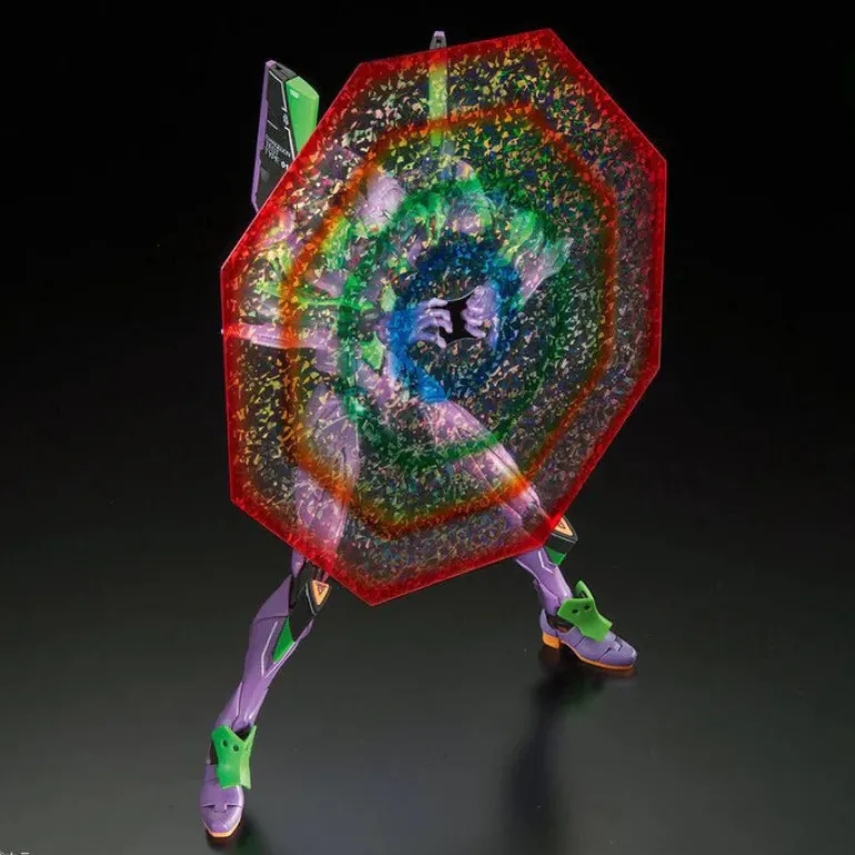 BANDAI - RG Multipurpose Humanoid Decisive Weapon, Artificial Human Evangelion Unit-01 DX Transport Platform SET