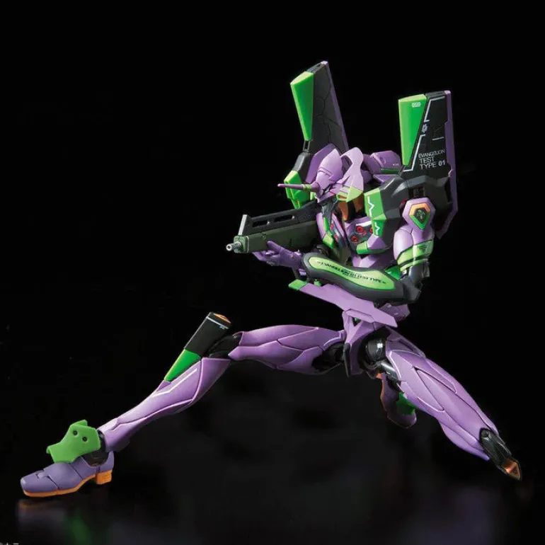 BANDAI - RG Multipurpose Humanoid Decisive Weapon, Artificial Human Evangelion Unit-01 DX Transport Platform SET