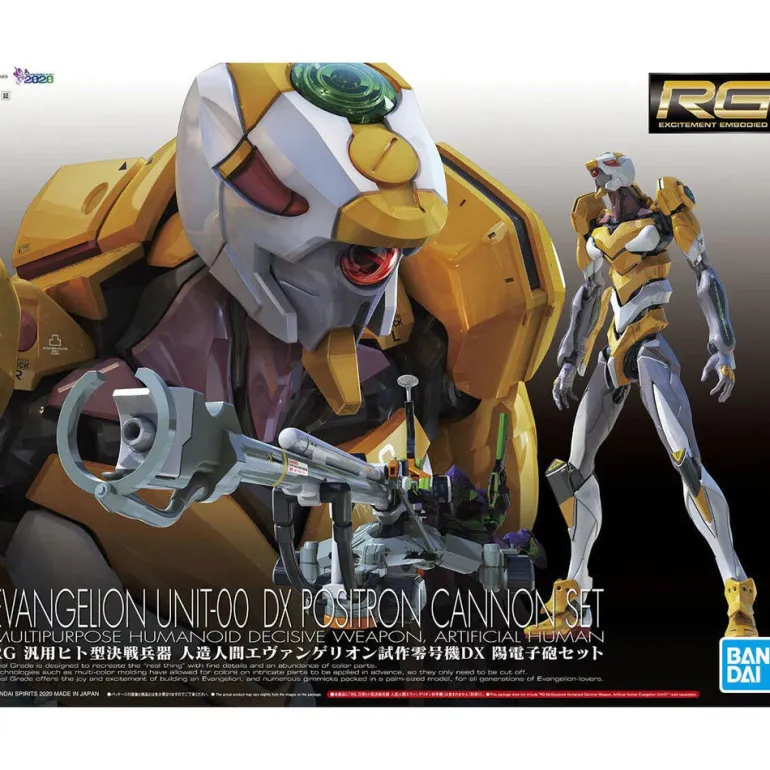BANDAI - RG MULTIPURPOSE HUMANOID DECISIVE WEAPON ARTIFICIAL HUMAN EVANGELION UNIT 00 DX POSITRON CANNON SET