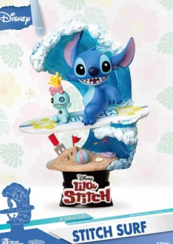 Beast Kingdom D Stage Lilo and Stitch Stitch Surf
