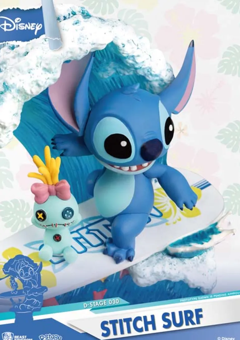 Beast Kingdom D Stage Lilo and Stitch Stitch Surf