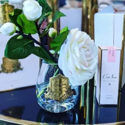 COTE NOIRE - LIMITED EDITION TEAR DROP- TEA ROSE - PINK BLUSH - PINK BOX - STR20