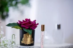 CÔTE NOIRE PERFUMED NATURAL TOUCH SINGLE ROSE - BLACK - CARMINE RED - GMRB04