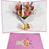 3D Handmade Flower Greeting Card & 1pc Envelope