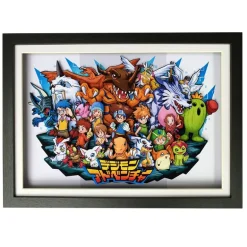 3D Quilling Paper Craft - Digimon WarGreymon and Angewomon