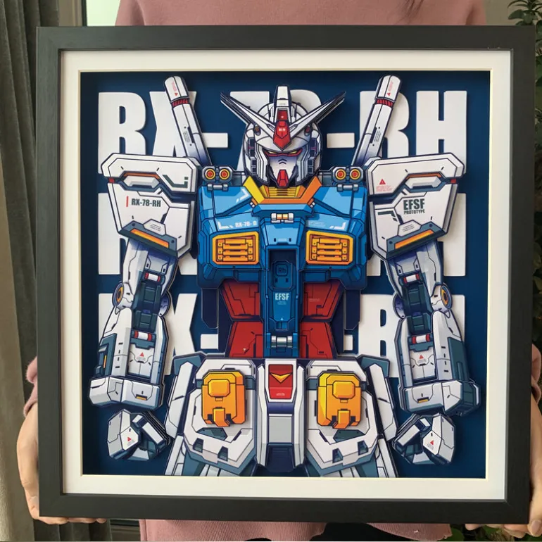 3D Quilling Paper Craft - Gundam RX-78-RH
