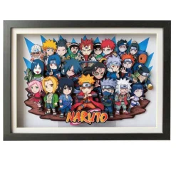 3D Quilling Paper Craft - Naruto Chibi Family Portrait