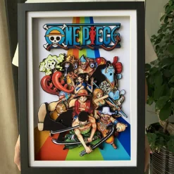 3D Quilling Paper Craft - One Piece Cover Page