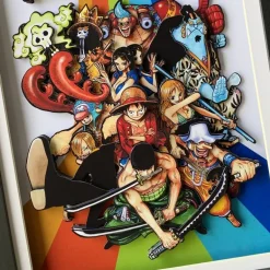 3D Quilling Paper Craft - One Piece Cover Page