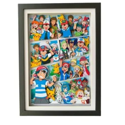 3D Quilling Paper Craft - Pokemon Family