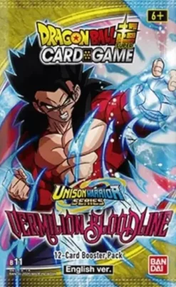 Dragon Ball Super Card Game UW2 Booster Pack Vermilion Bloodline second edition