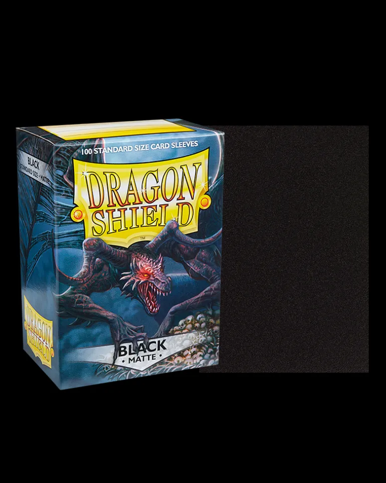 Dragon Shield: Black - Matte Sleeves - Standard Size
