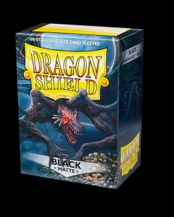 Dragon Shield: Black - Matte Sleeves - Standard Size