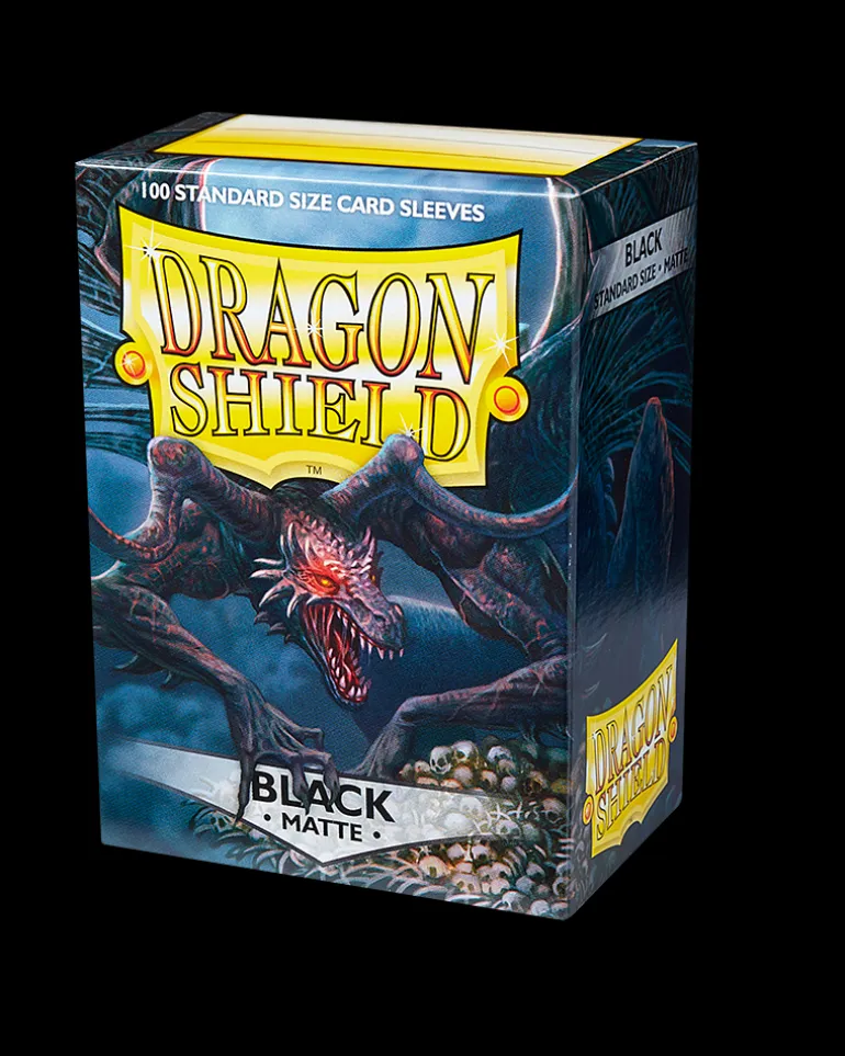 Dragon Shield: Black - Matte Sleeves - Standard Size