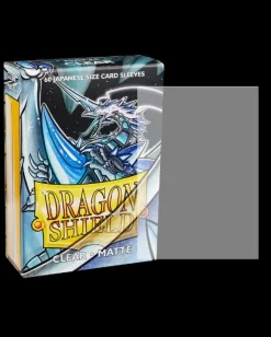 Dragon Shield: Clear - Matte Sleeves - Japanese Size