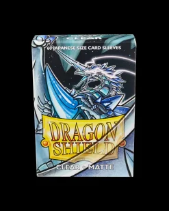 Dragon Shield: Clear - Matte Sleeves - Japanese Size