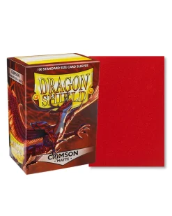 Dragon Shield: Crimson - Matte Sleeves - Standard Size (100)