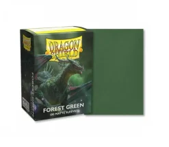Dragon Shield: Forest Green - Matte Sleeves - Standard Size (100)