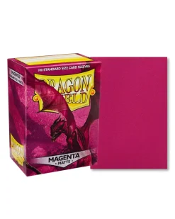 Dragon Shield: Magenta - Matte Sleeves - Standard Size (100)