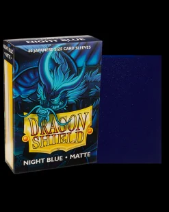 Dragon Shield: Night Blue - Matte Sleeves - Japanese Size