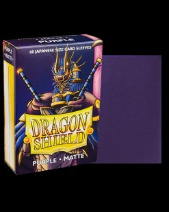 Dragon Shield: Purple - Matte Sleeves - Japanese Size