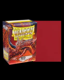 Dragon Shield: Red - Matte Sleeves - Standard Size