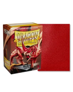 Dragon Shield: Ruby - Matte Sleeves - Standard Size (100)