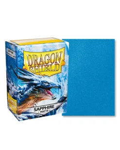 Dragon Shield: Sapphire - Matte Sleeves - Standard Size (100)