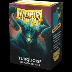 Dragon Shield: Turquoise - Matte Sleeves - Standard Size (100)