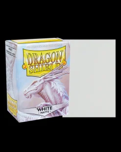 Dragon Shield: White - Matte Sleeves - Standard Size (100)