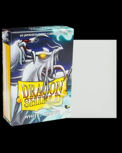 Dragon Shield: White - Matte Sleeves - Japanese Size