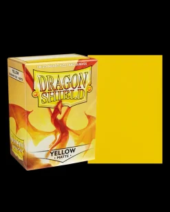 Dragon Shield: Yellow - Matte Sleeves - Standard Size (100)