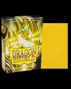 Dragon Shield: Yellow - Matte Sleeves - Japanese Size