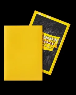 Dragon Shield: Yellow - Matte Sleeves - Japanese Size