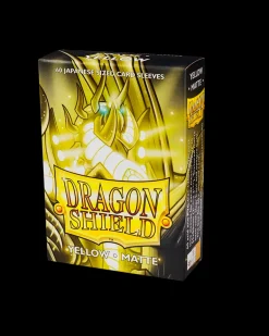Dragon Shield: Yellow - Matte Sleeves - Japanese Size