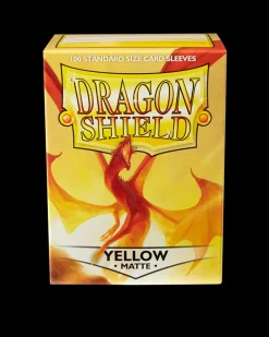 Dragon Shield: Yellow - Matte Sleeves - Standard Size (100)