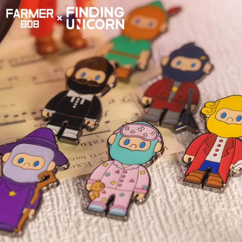 FINDING UNICORN - Farmer BOB Color Series Badage Blind Box