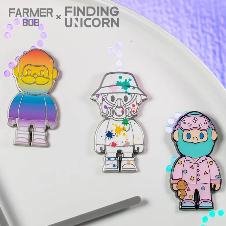 FINDING UNICORN - Farmer BOB Color Series Badage Blind Box