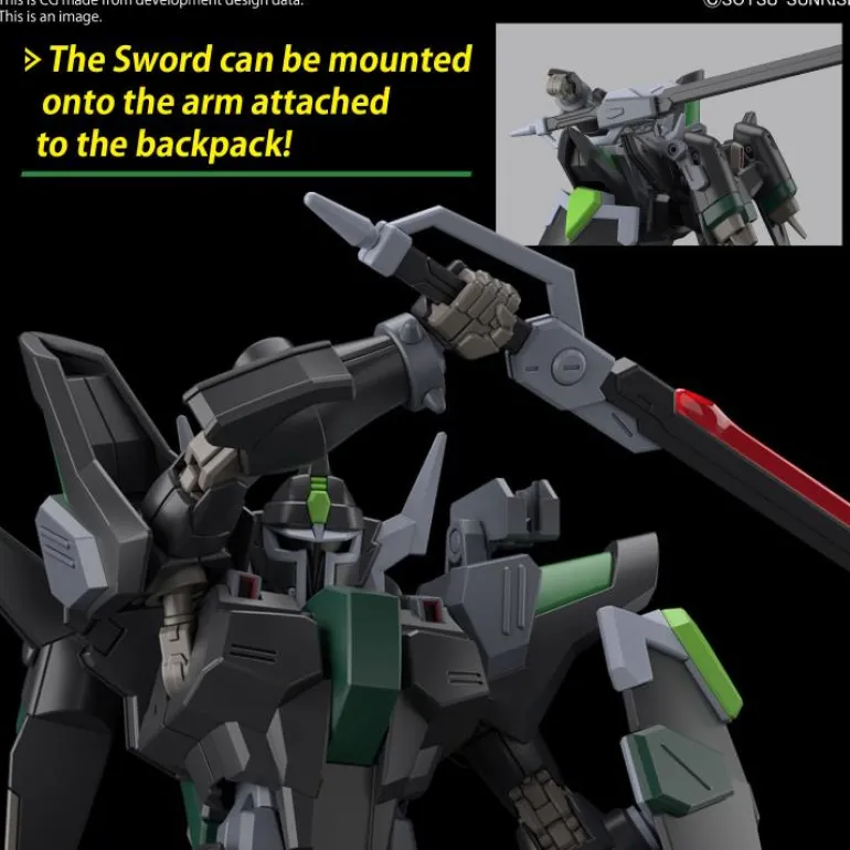 GUNDAM - HG 1/144 BLACK KNIGHT SQUAD RUD-RO.A (TENTATIVE) 247 (On Sale)