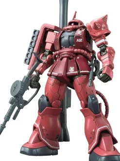GUNDAM - HG 1/144 MS-06S ZAKU II PRINCIPALITY OF ZEON CHAR AZNABLE'S MOBILE SUIT Red Comet Ver. 024