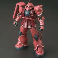 GUNDAM - HG 1/144 MS-06S ZAKU II PRINCIPALITY OF ZEON CHAR AZNABLE'S MOBILE SUIT Red Comet Ver. 024