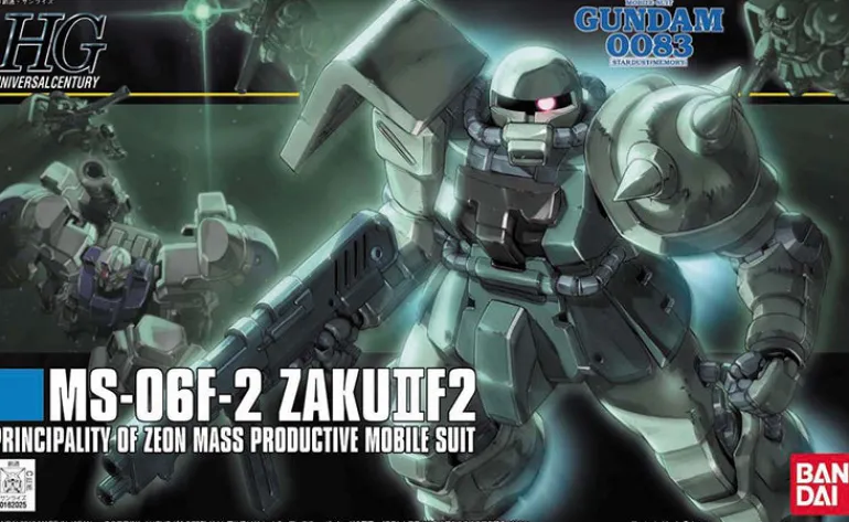 GUNDAM - HGUC 1/144 F2-ZAKU (ZEON TYPE)