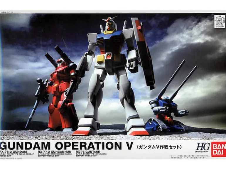 GUNDAM - HGUC 1/144 GUNDAM OPERATION V SET