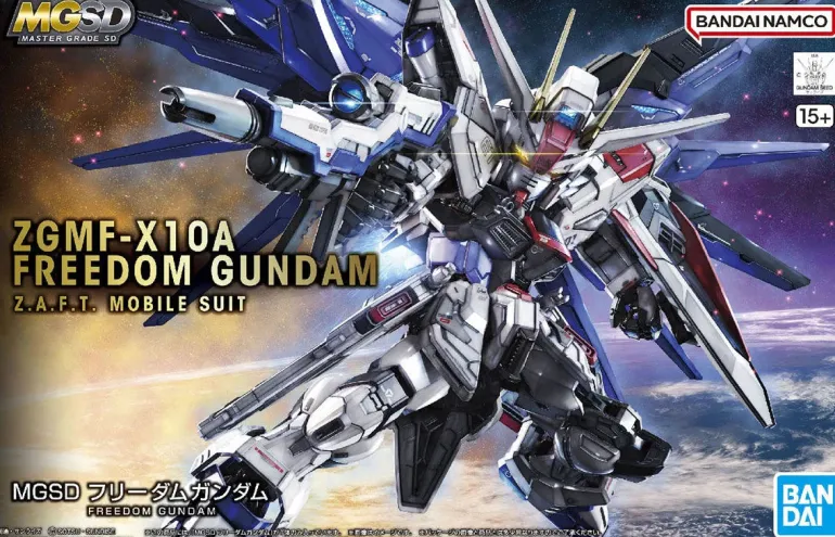 GUNDAM - MASTER GRADE SD (MGSD) FREEDOM GUNDAM (On Sale)