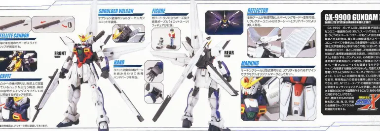 GUNDAM - MG 1/100 GX9900 GUNDAM X