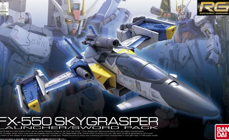 GUNDAM - RG 1/144 FX 550 SKYGRASPER LAUNCHER / SWORD PACK